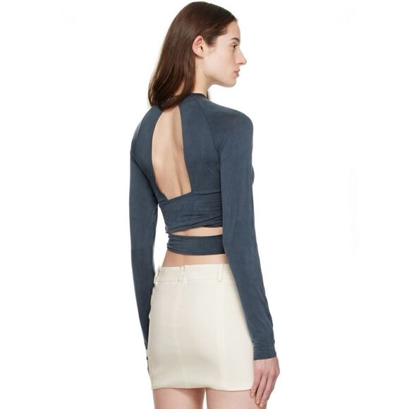 Jacquemus Le T-Shirt Espelho in Blue - Picture 2 of 7